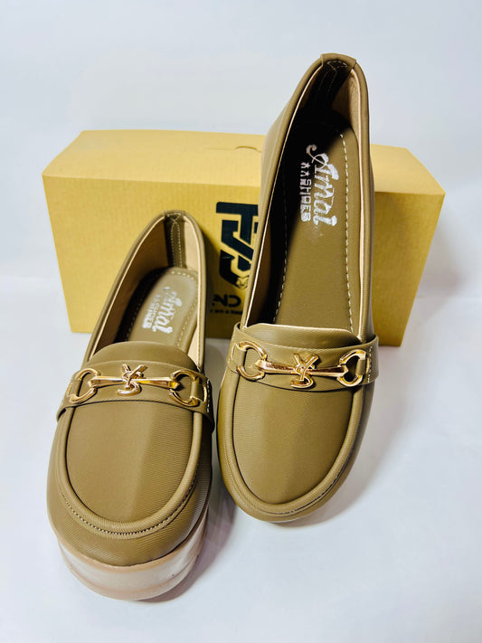 Chunky Two-Tone Loafer Platforms