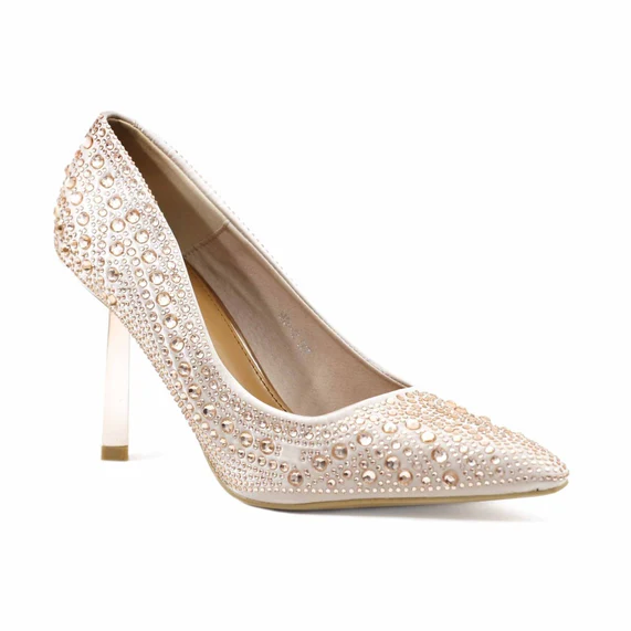 Dazzling  Stiletto Pumps with All-Over Crystal Embellishment.